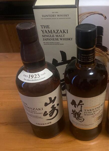 山崎 竹鶴 700ml サントリー ニッカ シングルモルト ウイスキー