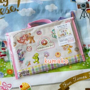 【新品】レジャーシート*フィルドウィズジョイ*ダッフィーフレンズ*しきもの*カラフルハピネス 20周年*ディズニーリゾート