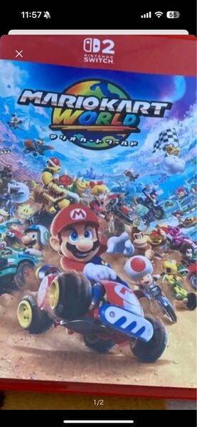 マリオカートワールド Switch2 スイッチ2 マリカー 美品 ゲームソフト Switch2 Nintendo パッケージ版