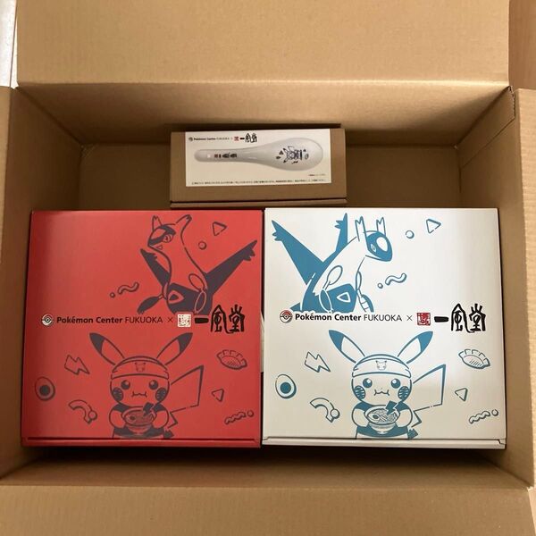 新品 未開封 ポケモン 一風堂 ポケモンセンター ピカチュウ 福岡