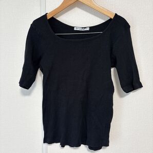 カットソー ブラック Tシャツ トップス レディース クラシカルエフ