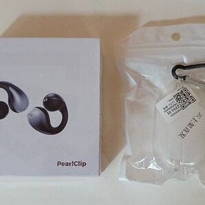 新品同様!SOUNDPEATS PearlClip 完全ワイヤレスイヤホン ブラック 専用ケース付き!!