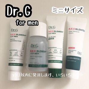 期限20250813☆Dr.G for men(男性向け) Red Blemishトライアルキット 化粧水 洗顔 クリーム2種ミニ