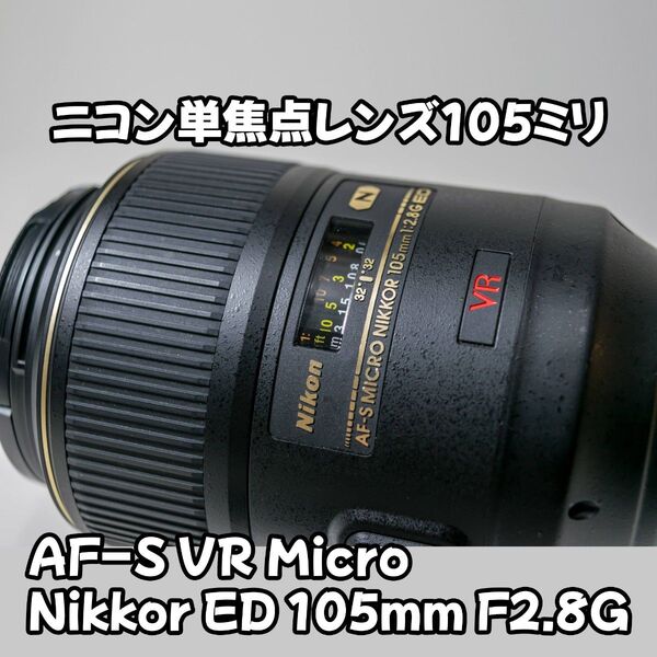 NIKON単焦点105mm (AF-S VR Micro Nikkor ED 105mm F2.8G)