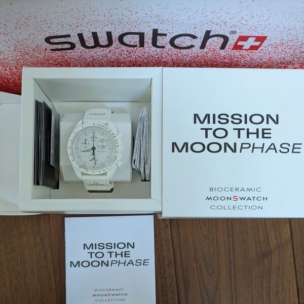 Snoopy x OMEGA x Swatch MoonSwatch White付属品完備 7月購入 スヌーピースウォッチ