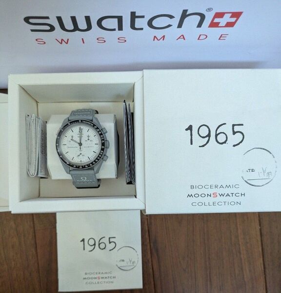 Swatch OMEGA BIOCERAMIC MoonSwatch 1965 7月購入 スウォッチ オメガ