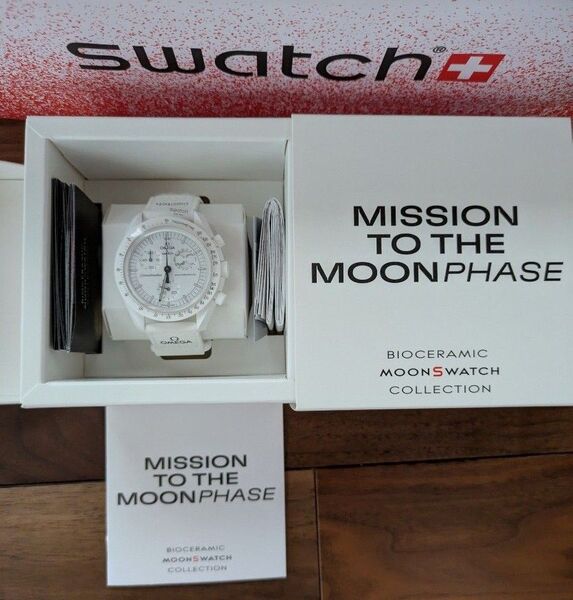 Snoopy x OMEGA x Swatch MoonSwatch White付属品完備 7月購入 スヌーピースウォッチ