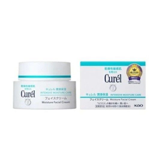 KAO 花王 Curel ●キュレル 潤浸保湿フェイスクリーム 40g(医薬部外品)