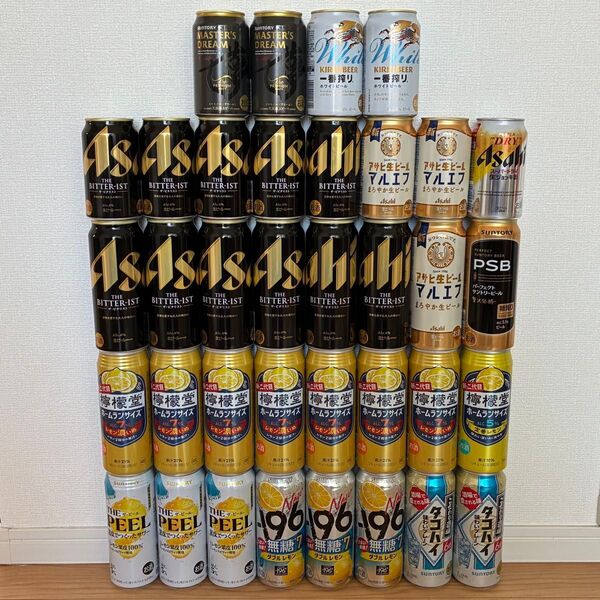 ビールチューハイまとめ売り ザ・ビタリスト 檸檬堂他【500ml×24本、350ml×12本】