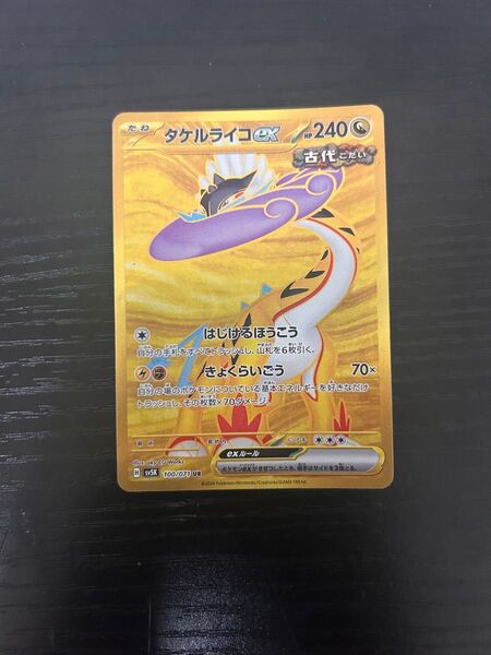 タケルライコex UR ポケモンカード ワイルドフォース ポケモンカードゲーム