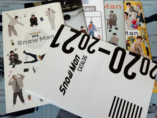 SnowMan 会報 #4 8 12 16 20 2020-2021 catalog mania 纏め売り