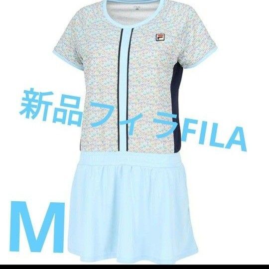 新品 M フィラ FILA テニスウェア ワンピース 半袖 税込14080円