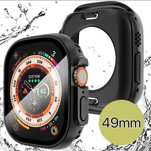 Apple Watch Ultra 360°全面保護 衝撃防止 防水 防塵 Ultra 49mmサイズ ブラック