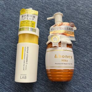 unlabel LAB &honey ヘアミルク 2個セット