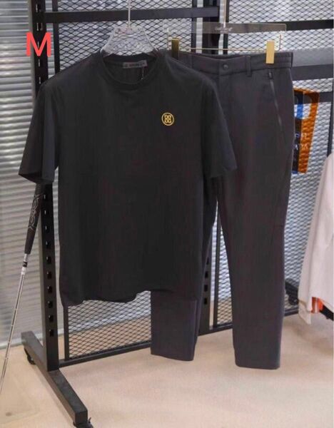 ジーフォア ゴルフメンズ トップス 半袖 カットソー Tシャツ M