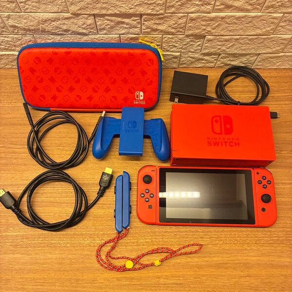 【最安値】Nintendo Switch マリオレッド×ブルーセット 箱あり