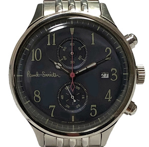 ポールスミス 腕時計 ザシティ ツーカウンター クロノグラフ 0551-S060583 クォーツ SS グレー文字盤 メンズ 紳士用 Paul Smith 時計