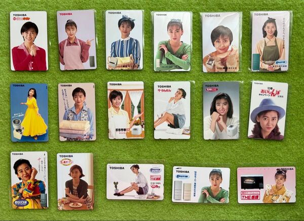I 【即購入 不可・1枚の価格・複数枚値引き】『未使用』テレカ テレホンカード コレクション 広告 TOSHIBA 東芝 中山美穂