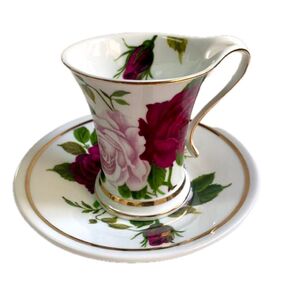 Maremoa スタジオコレクション コーヒーカップ&ソーサー ローズ色 1客