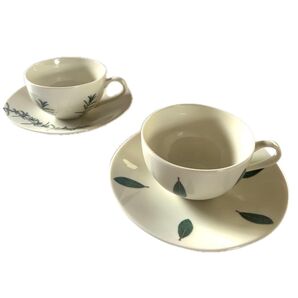 LA AMYS ラエミーズ カップ&ソーサー 2客セット ハーブ柄 おしゃれ 美品