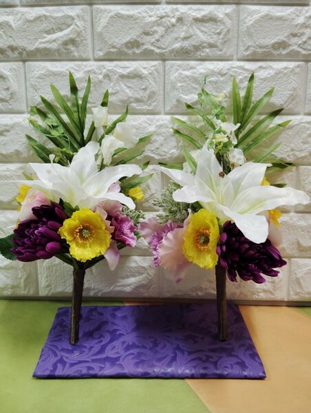 (New)お墓、仏壇用お花