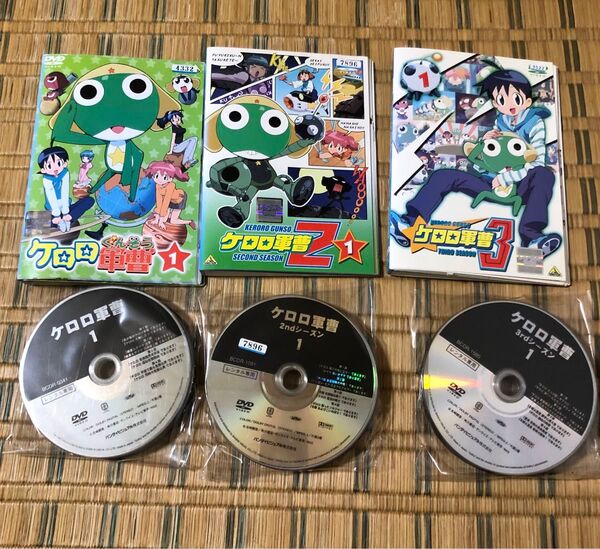 ケロロ軍曹 1st 2nd 3rd DVD シーズン1 シーズン2 シーズン3 レンタル落ち