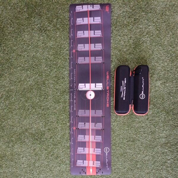 レフティー用 WELLPUTT WELLSTROKE パターマット パッティング練習器具
