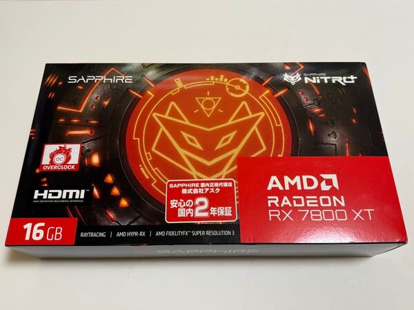 SAPPHIRE NITRO+ Radeon RX 7800 XT GAMING OC 16GB GDDR6