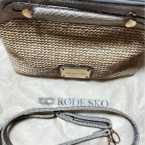 RODE SKO ショルダーバッグ ベージュ グレー