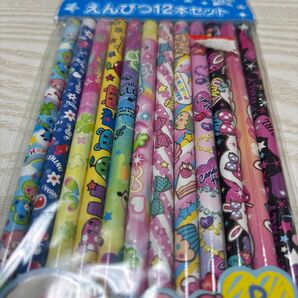 平成レトロ ファンシー えんぴつ 12本 1ダース B