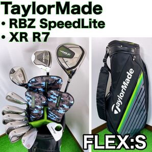 テーラーメイド RBZ スピードライトXR R7 メンズゴルフセット 硬さS キャディバック