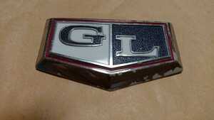昭和 旧車 ジャパン 輸出用 GL バッチ 青 当時物 240K GT GL 当時物 日産純正 スカイライン L20 24 L28 ハコスカ ケンメリ