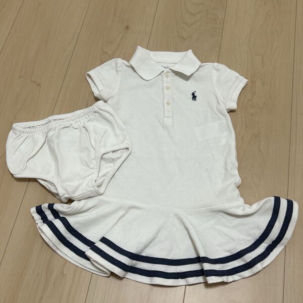RALPH LAUREN ラルフローレン ワンピース 半袖 キッズ 12M 80/48
