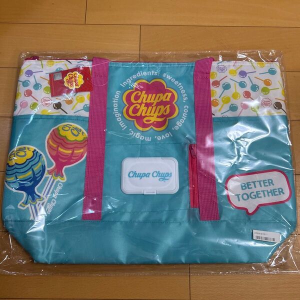 Chupa Chups 保温 保冷 ウェットティッシュ BIG トートバッグ