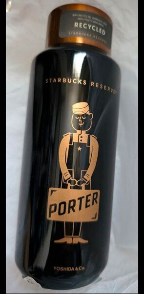 PORTER スターバックス リザーブ リサイクルステンレスボトル ブラック 355ml
