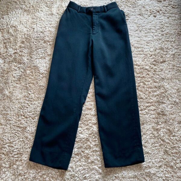 美品 MARKAWAREキャバリーツイル FLAT FRONT TROUSERS 1 スラックス ウール