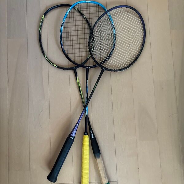 YONEX Wilson バドミントンラケットaerotus66 fiercecx5000 arcsaberuplus21