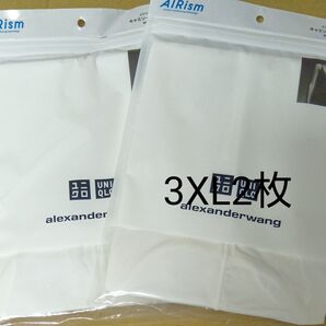 ユニクロ エアリズム キャミソール レディース3XLサイズ ホワイト2枚、アレキサンダーワンコラボ品