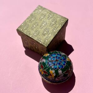 未使用 ・ 七宝焼 (小物入れ)