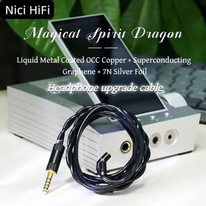 NiCi HiFi-29 S Recessed 2pin 4.4mmバランス接続 単結晶銅+液体金属+グラフェン+銀箔