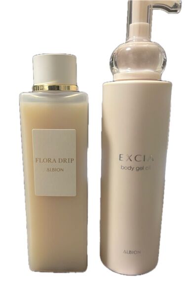 【未使用品・箱無し】アルビオン フローラドリップ 160ml + アルビオン エクシア ボディジェルオイル 200ml