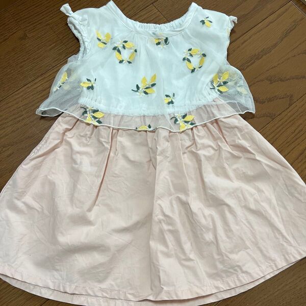 ワンピース ノースリーブ 花柄 キッズ 女の子 女児