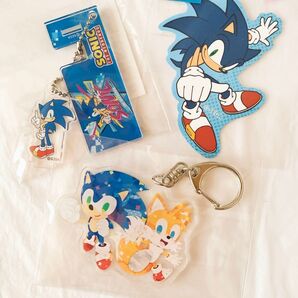 ソニックザヘッジホッグ グッズまとめ売り キーホルダー ステッカー マルイ限定アクキー サンキューマート セット
