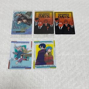 【(一部)新品未開封/美品】SAKAMOTO DAYS ウエハース カード 4種計5枚セット