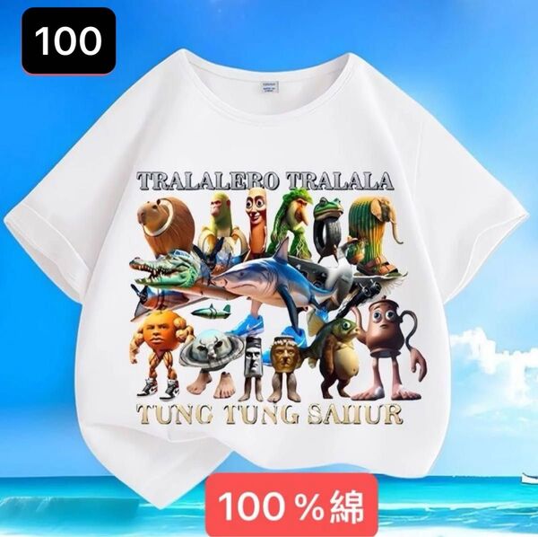 トゥントゥントゥンサフール Tシャツ 100cm 子供服 キッズ服