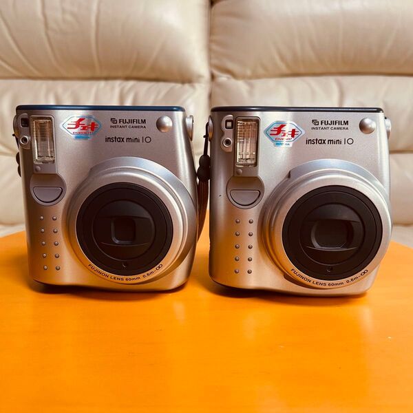 FUJIFILM instax mini 10 チェキ 2台 動作確認OK 富士フィルム インスタントカメラ