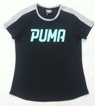 ★Puma 　Lサイズ　プーマ　半袖Tシャツ　レディース　ブラック　スポーツ　フィットネス　＃1993_画像1