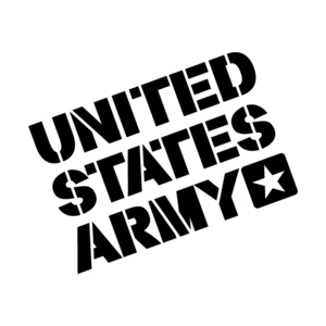 ゆうパケット送料無料 UNITED STATES ARMY ステンシル風 オリジナル カッティング ステッカー SUV 4WD 四駆女子 クロカン ミリタリー USA