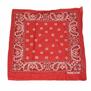 # dead? 60s 60 period GUARANTEED FAST COLOR RN14193peiz Lee pattern ear attaching Vintage bandana miscellaneous goods small articles remake cloth fabric #