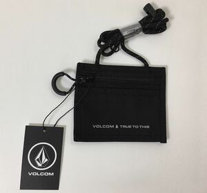 Volcom Bolcom D60120Jablk 1 кошелек кошелька кошелька с стрункой черной цвет удобный туристический товары Volcom New Prokers Review Бесплатная доставка